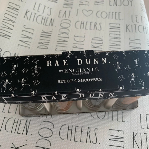 Rae Dunn Set of Four Shot Glasses - Picture 6 of 6